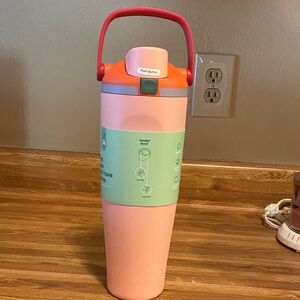 Owala Pink and Orange water bottle